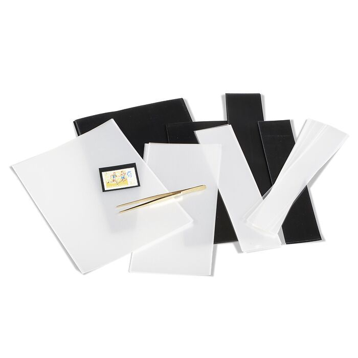 HAWID sortiment, 50 remsor 217 x 30-86 mm, svart bakfilm