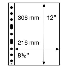 Insticksblad för frimärken och vykort (5-pack) GRANDE