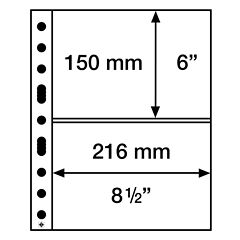 Insticksblad för frimärken och vykort (5-pack) GRANDE