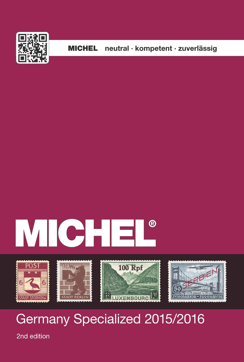 Michel frimärkskatalog - Germany specialized 2015/2016 (Engelska)