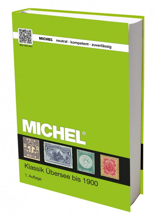 Michel Frimärksbok - Oversea Classics fram till ca 1900 (OBS text på tyska)