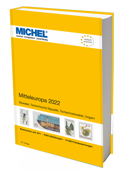 Michel Frimärksbok - Centraleuropa 2022 (OBS bok på tyska)