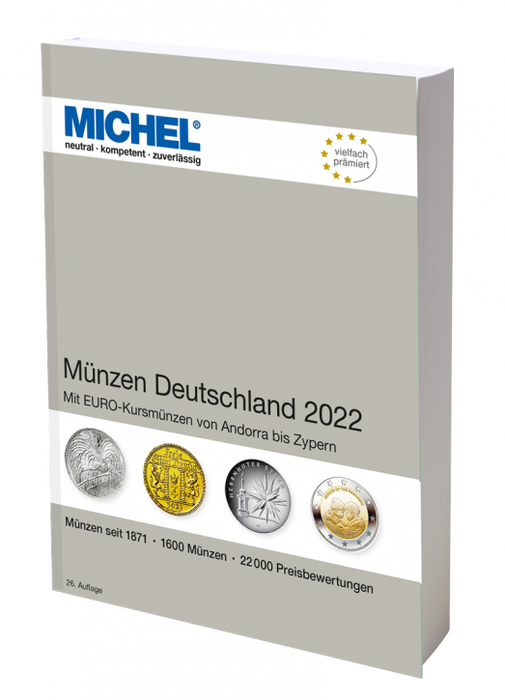 Michel Myntbok - Tyskland 2022 (Obs bok på tyska)
