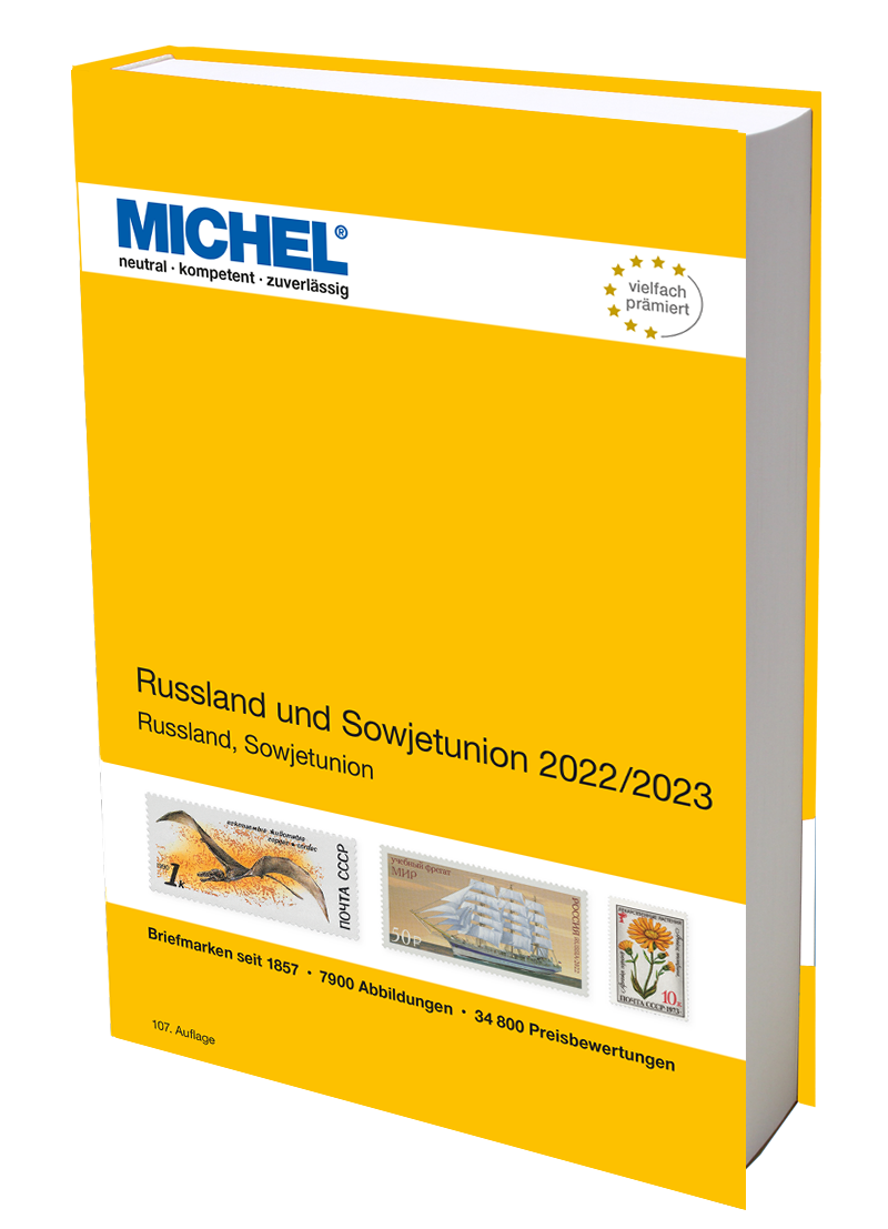 Michel Frimärksbok - Ryssland och Sovjetunionen 2022/2023 (Obs! På tyska)