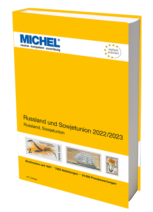 Michel Frimärksbok - Ryssland och Sovjetunionen 2022/2023 (Obs! På tyska)