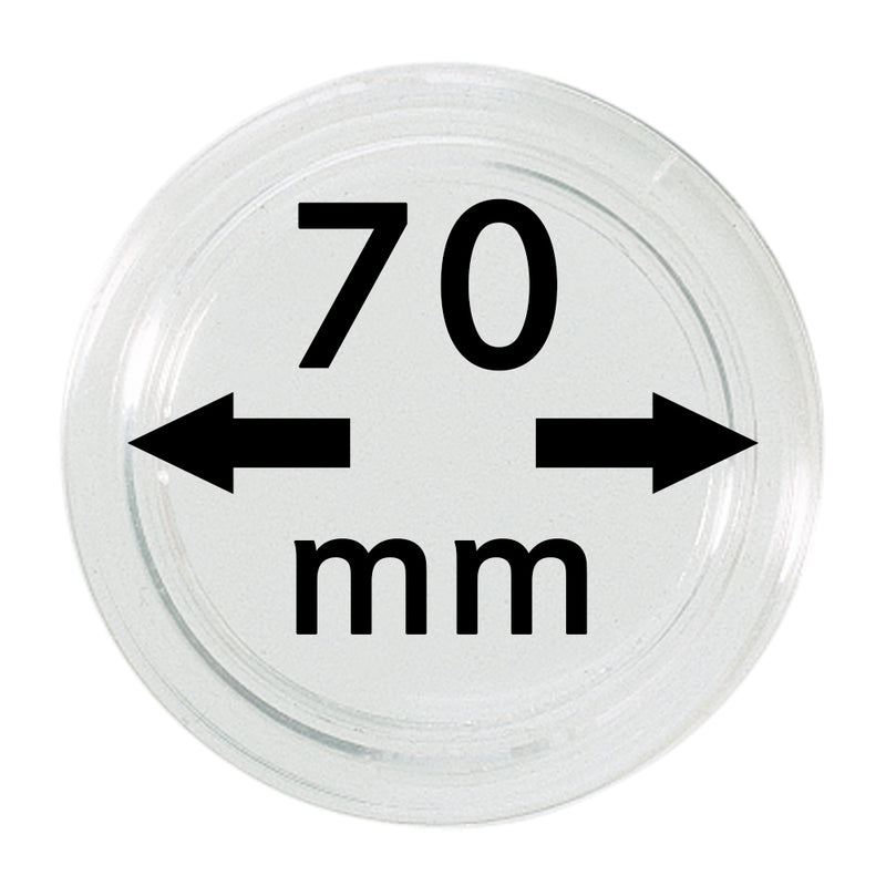 Myntkapsel Lindner XL - Flera storlekar (70-120mm)