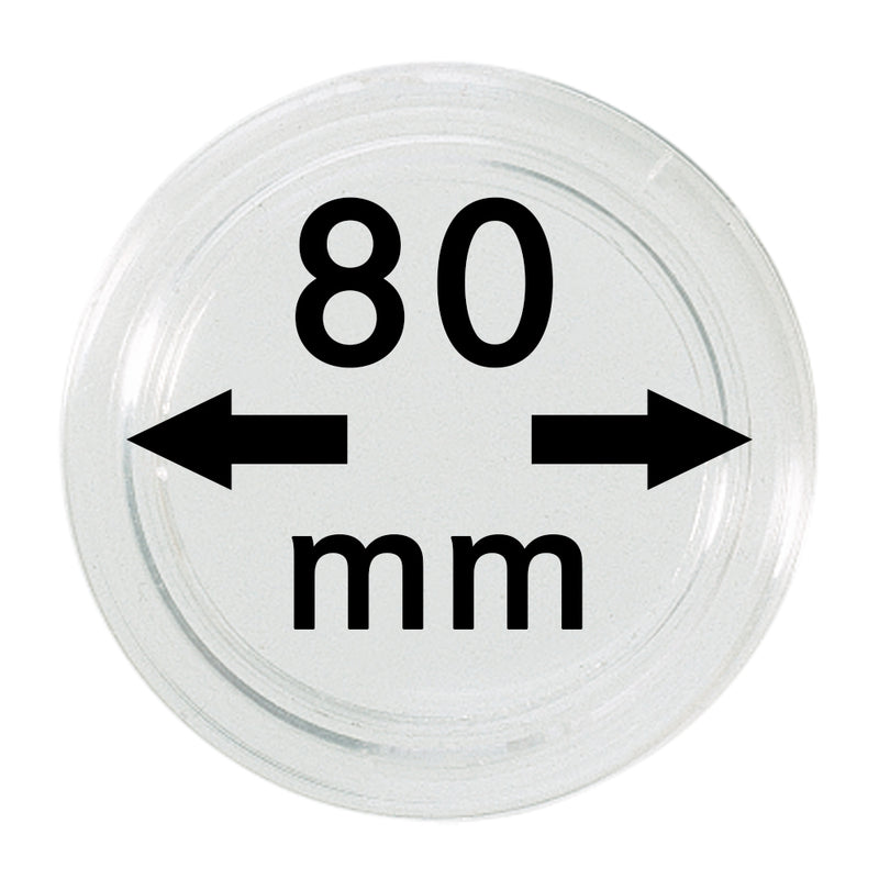 Myntkapsel Lindner XL - Flera storlekar (70-120mm)
