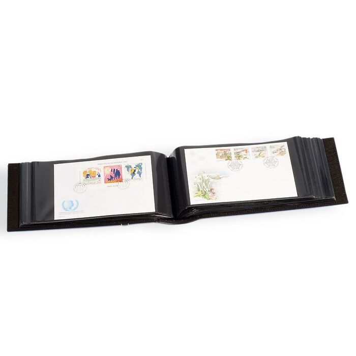 Album för 100 st FDCs, brev eller vykort i C6-format