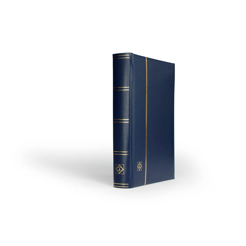 Frimärksalbum redo att fyllas med frimärken COMFORT 64 sidor (Svarta blad)