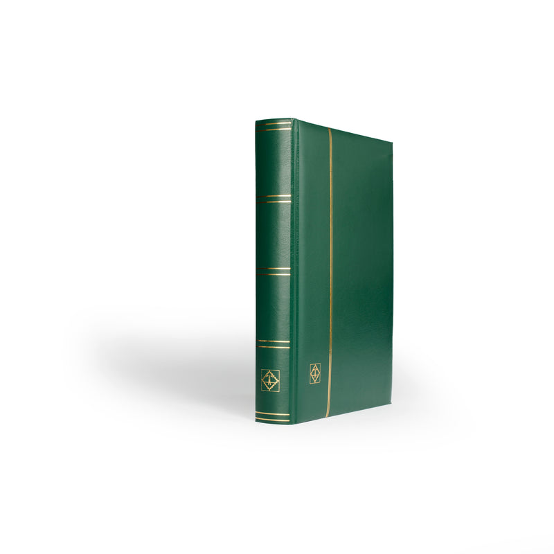 Frimärksalbum redo att fyllas med frimärken COMFORT 64 sidor (Svarta blad)