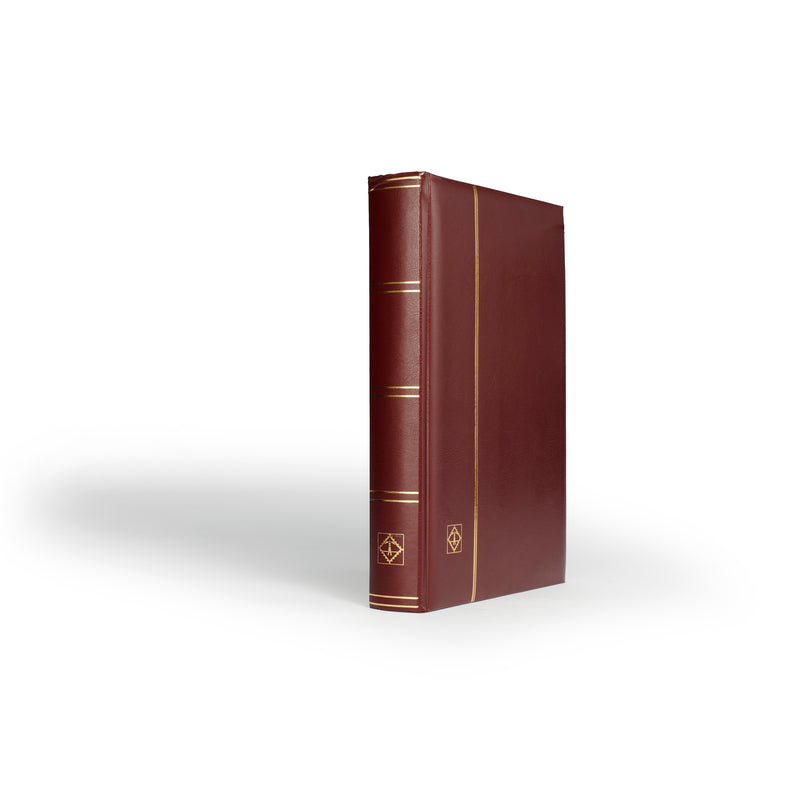 Frimärksalbum redo att fyllas med frimärken COMFORT 64 sidor (Svarta blad)