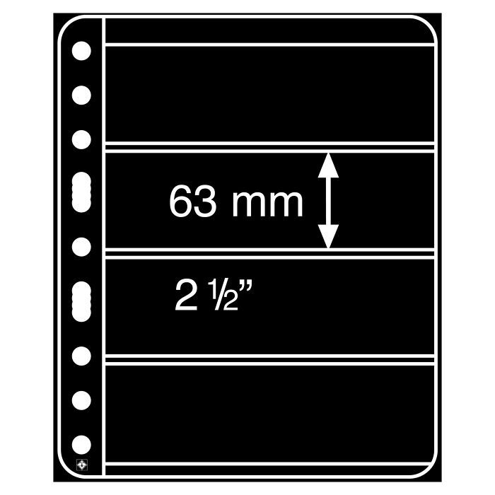 Insticksblad för frimärken (5-pack) VARIO Plus