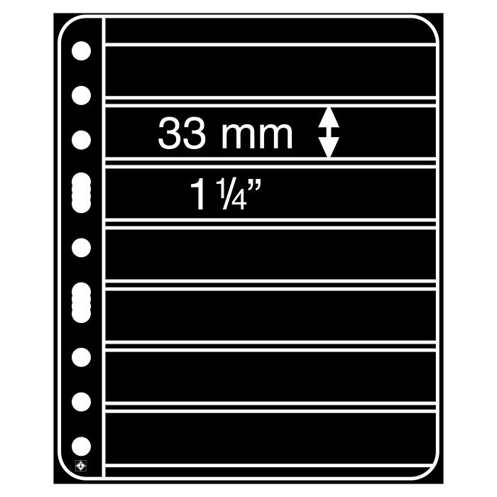 Insticksblad för frimärken (5-pack) VARIO Plus