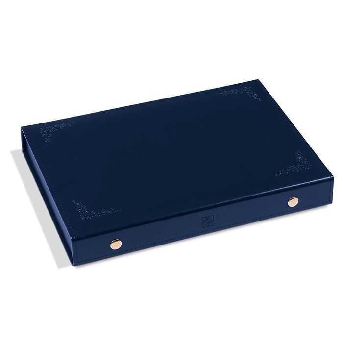 Myntbox TABLO inkl 4 myntfack L, blå