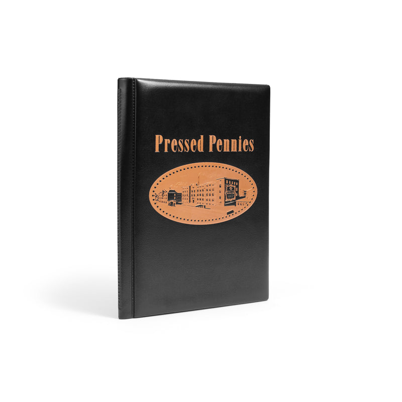 Myntalbum "pressade pennies" ROUTE med plats för 96 pressade pennies
