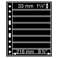 Insticksblad för frimärken och vykort (5-pack) GRANDE