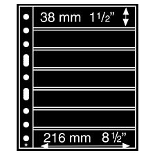 Insticksblad för frimärken och vykort (5-pack) GRANDE