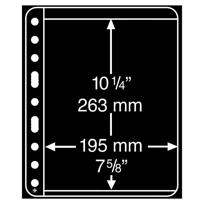 Insticksblad för frimärken (5-pack) VARIO Plus