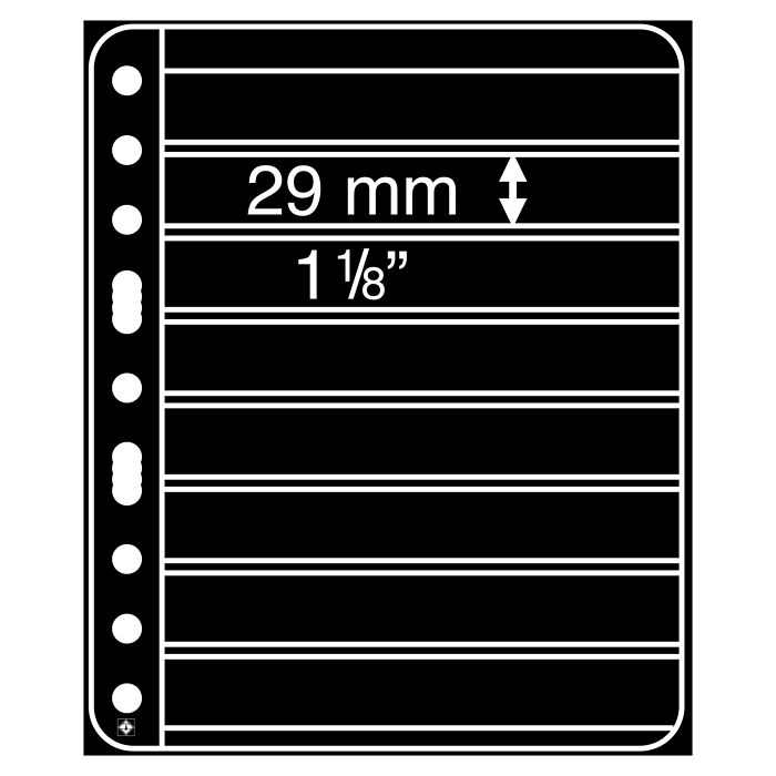 Insticksblad för frimärken (5-pack) VARIO Plus